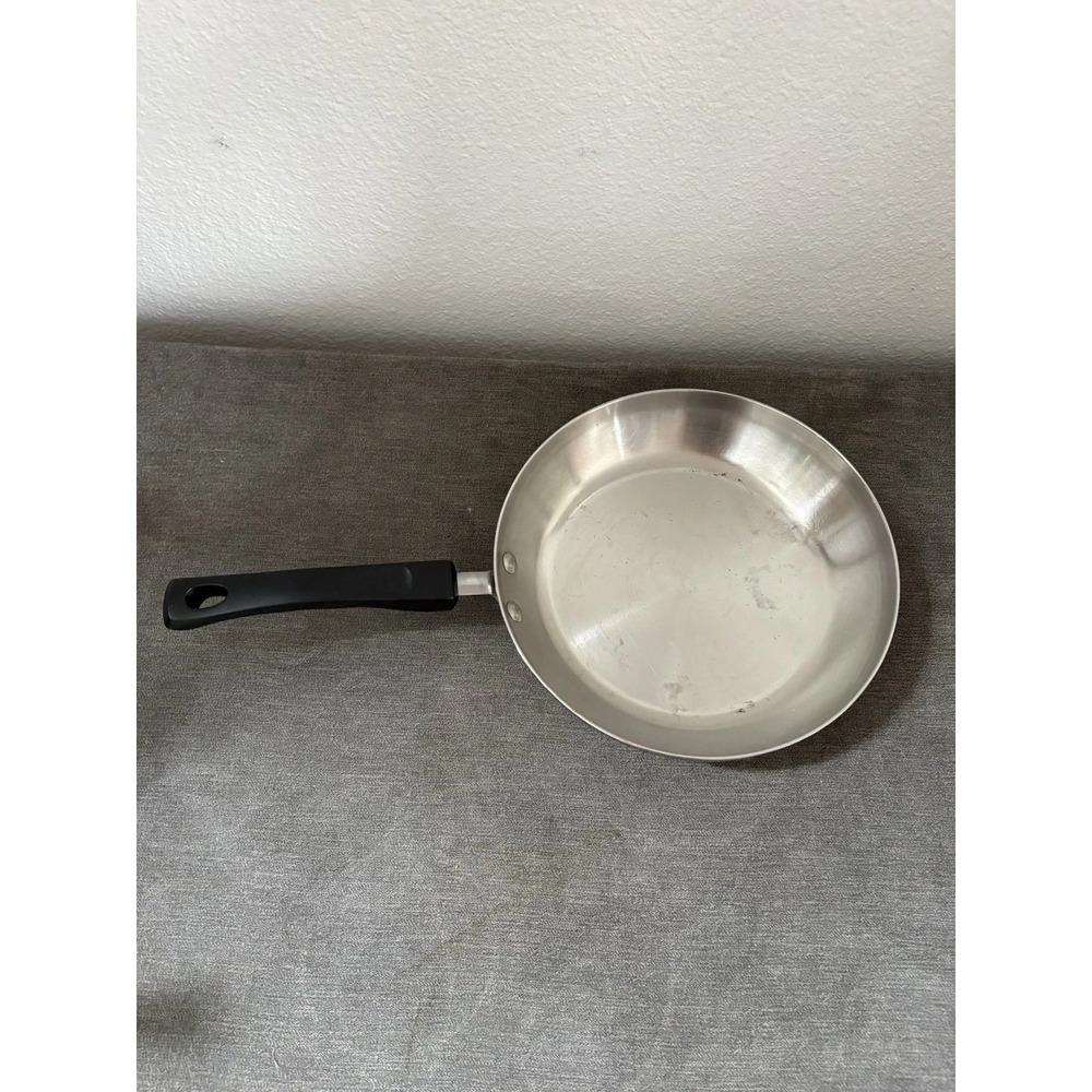 Vintage West Bend Lifetime Stainless Steal 10" Fry Pan Skillet (No Lid) USA